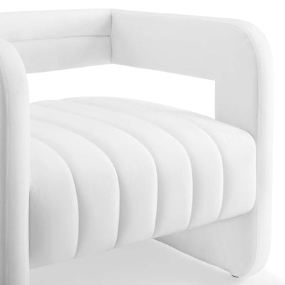 Range Tufted Performance Velvet Accent Armchair