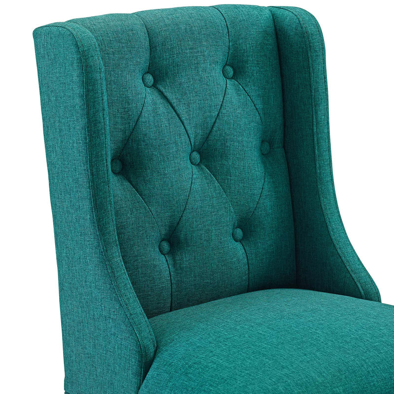 Baronet Counter Bar Stool Upholstered Fabric Set of 2