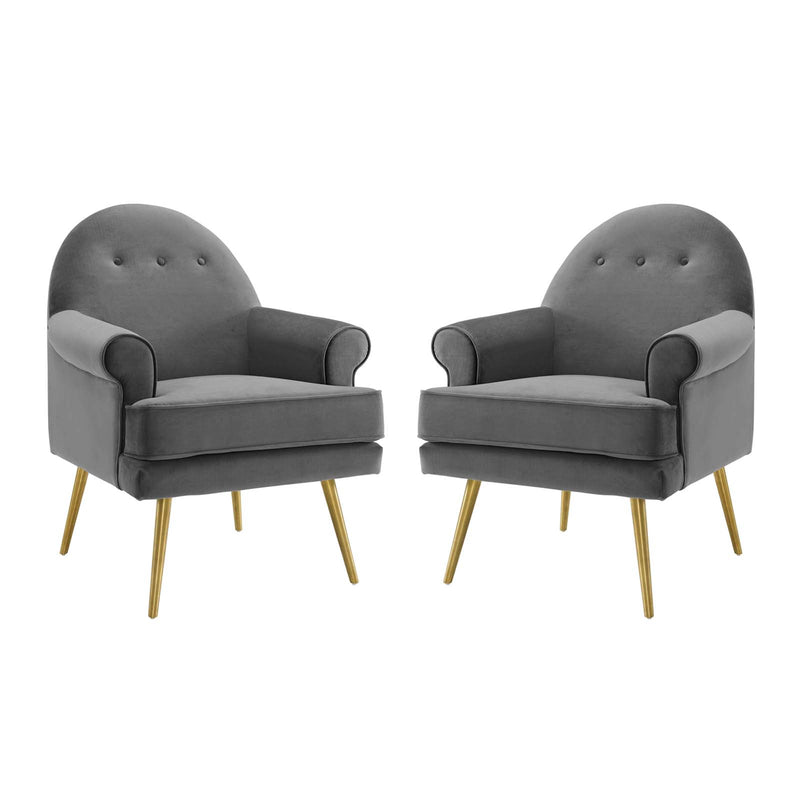 Revive Armchair Performance Velvet Set of 2