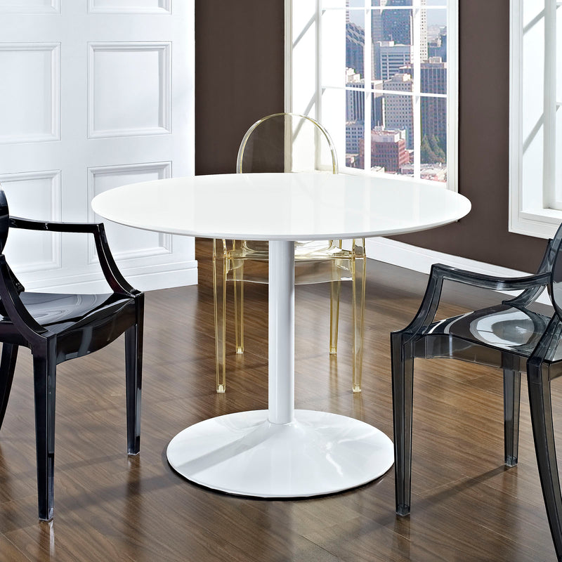 Revolve Round Wood Dining Table