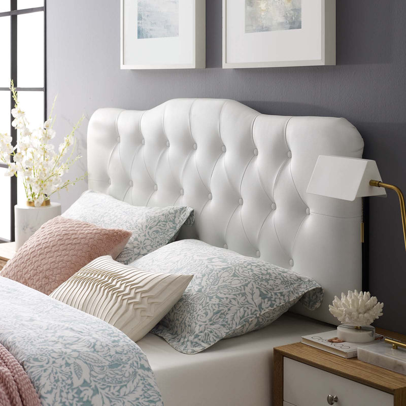 Annabel Queen Upholstered Vinyl Headboard