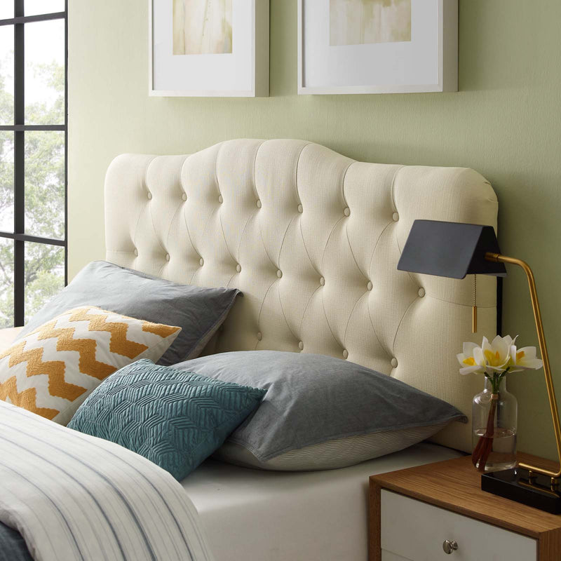 Annabel King Upholstered Fabric Headboard