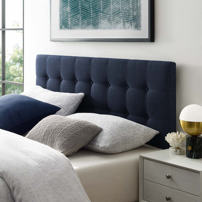 Emily King Upholstered Fabric Headboard