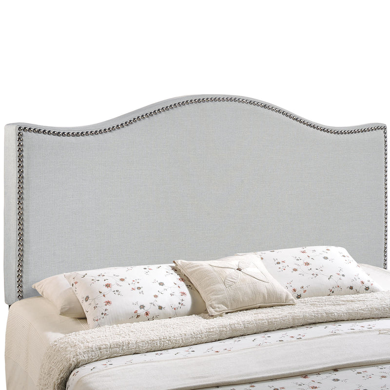 Curl Full Nailhead Upholstered Headboard