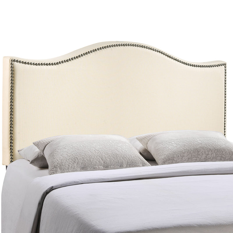 Curl Full Nailhead Upholstered Headboard