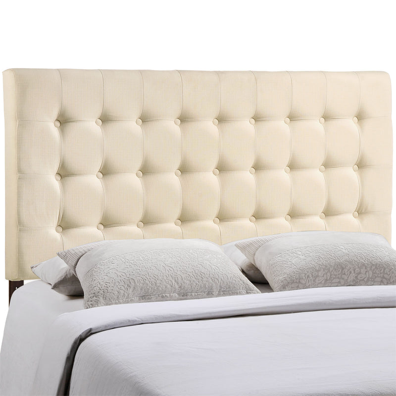 Tinble Queen Upholstered Fabric Headboard