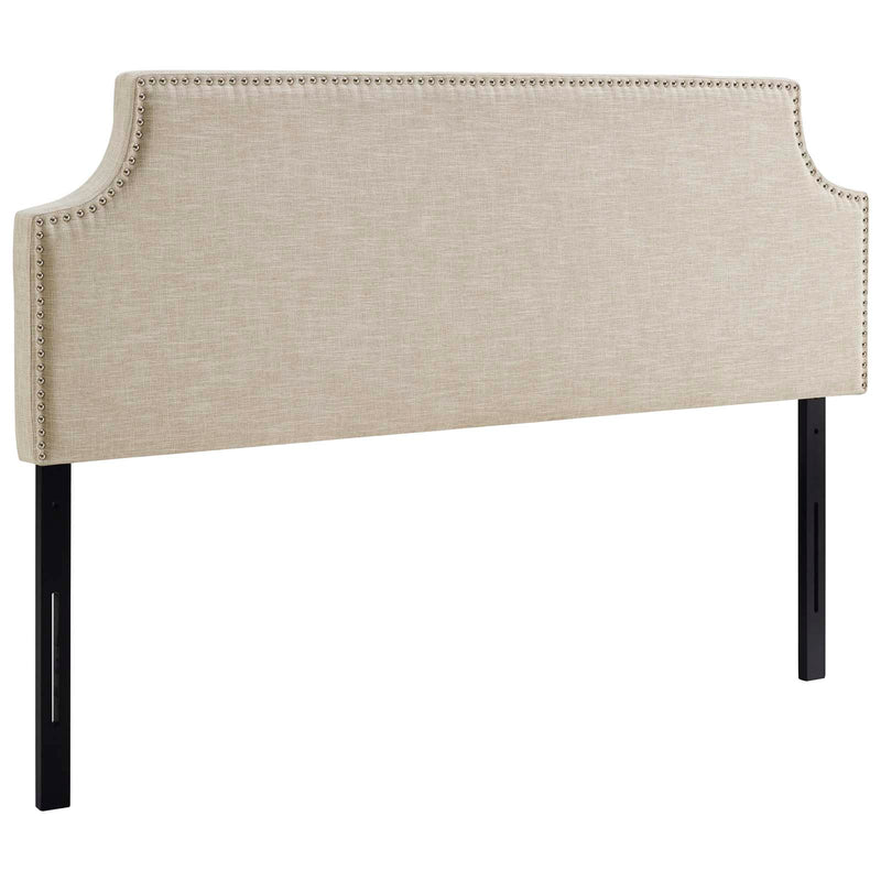 Laura Queen Upholstered Fabric Headboard