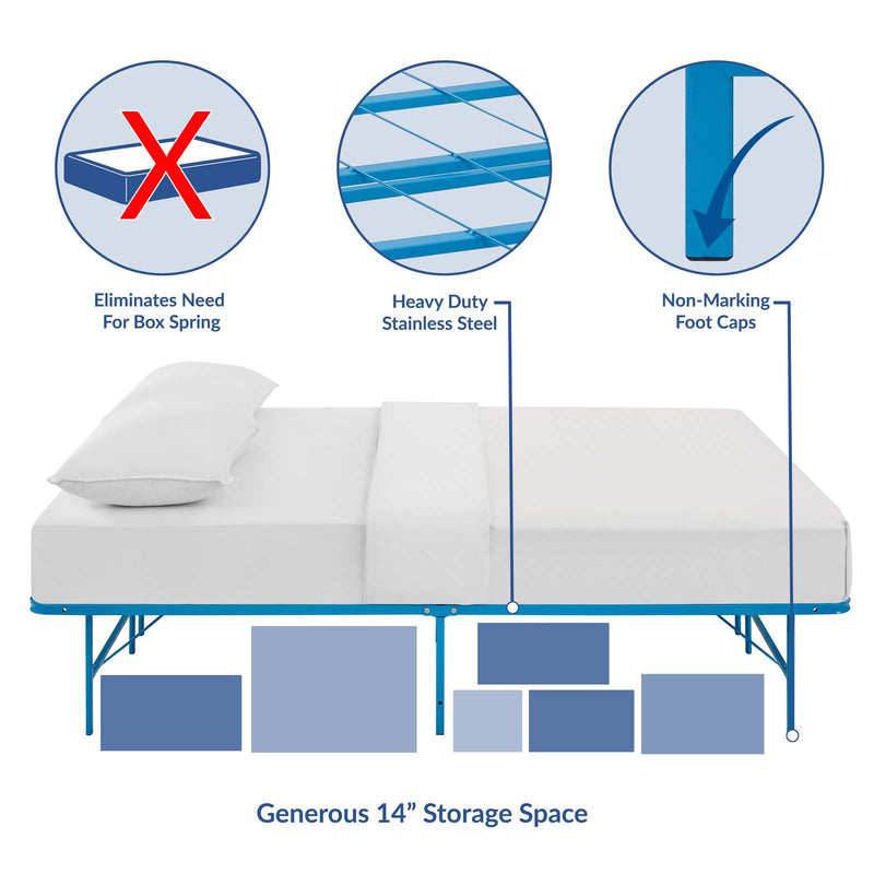 Horizon Full Stainless Steel Bed Frame