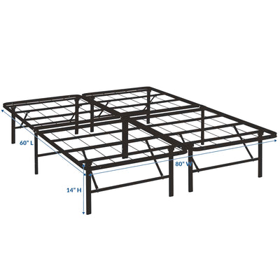 Horizon Queen Stainless Steel Bed Frame