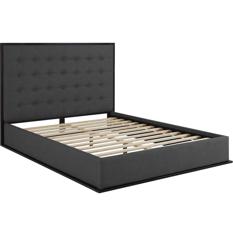 Madeline Queen Upholstered Fabric Bed Frame