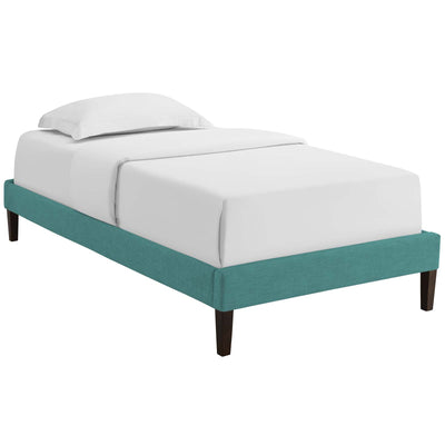 Tessie Fabric Bed Frame with Squared Tapered Legs