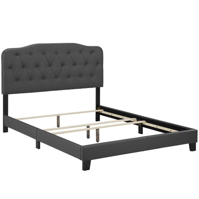 Amelia Queen Faux Leather Bed
