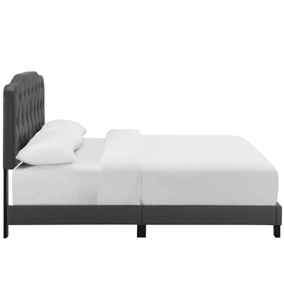 Amelia King Faux Leather Bed