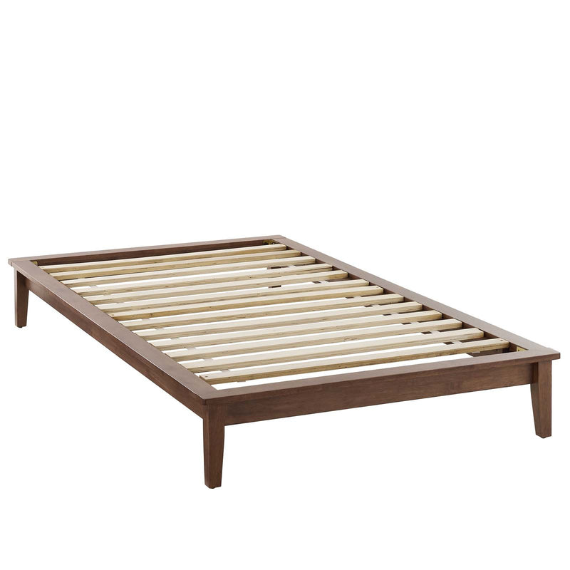 Lodge Wood Platform Bed Frame