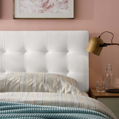 Lily King Biscuit Tufted Performance Velvet Headboard