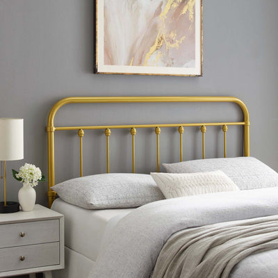 Sage Metal Headboard