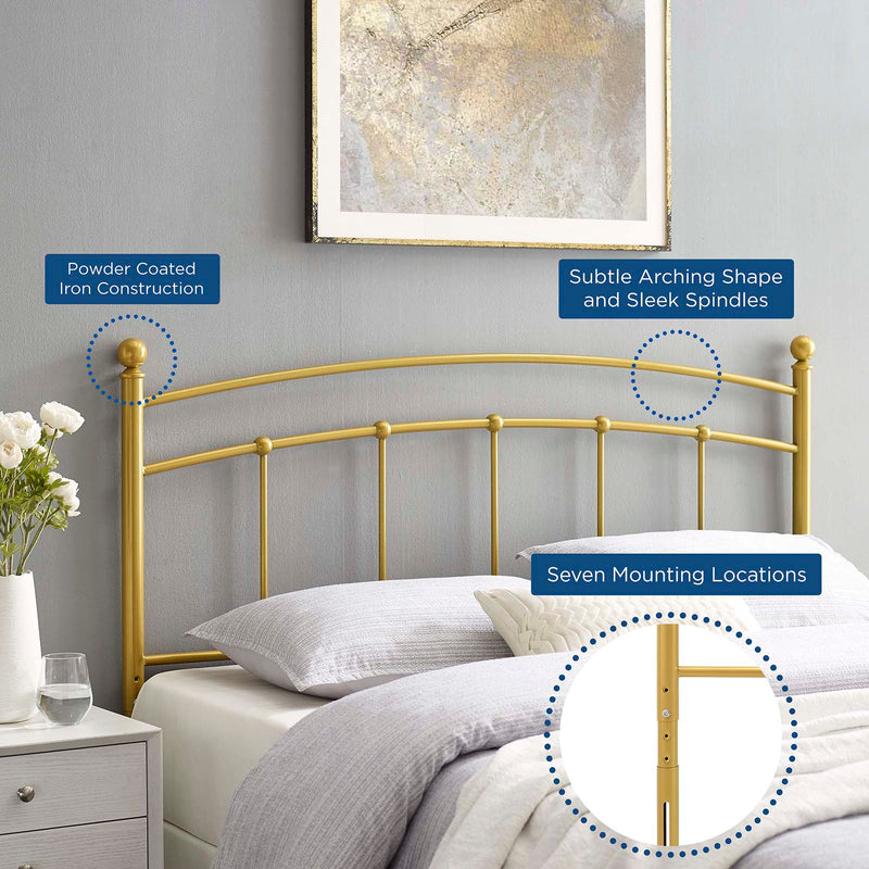 Abigail Metal Headboard