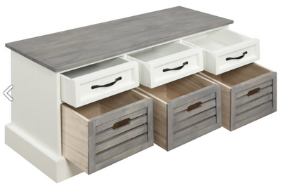 Cedar Storage Bench Cabinet