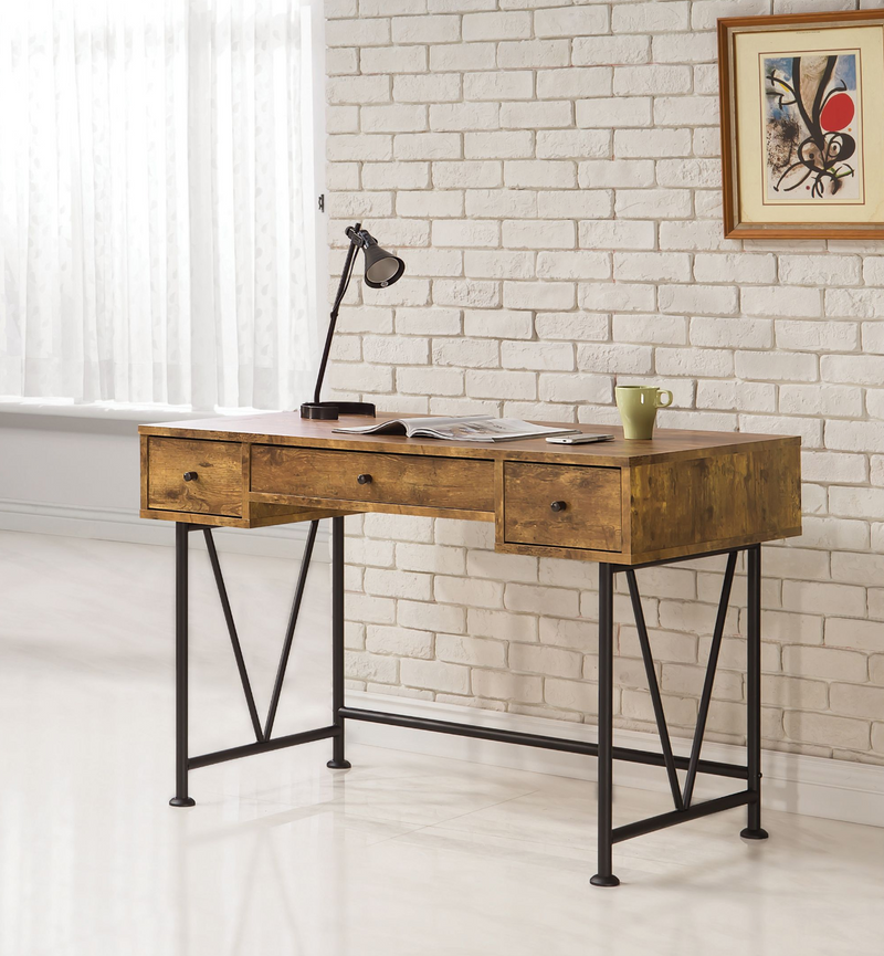 Analiese Small Desk In Antique Nutmeg