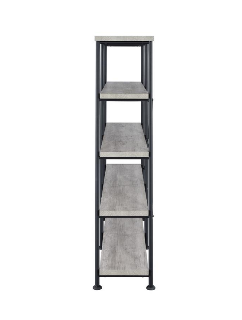 Analiese Double Bookcase in Grey Driftwood