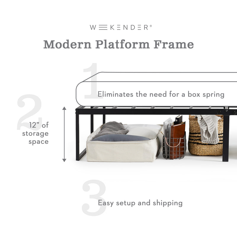 Weekender 14" Metal Platform Frame