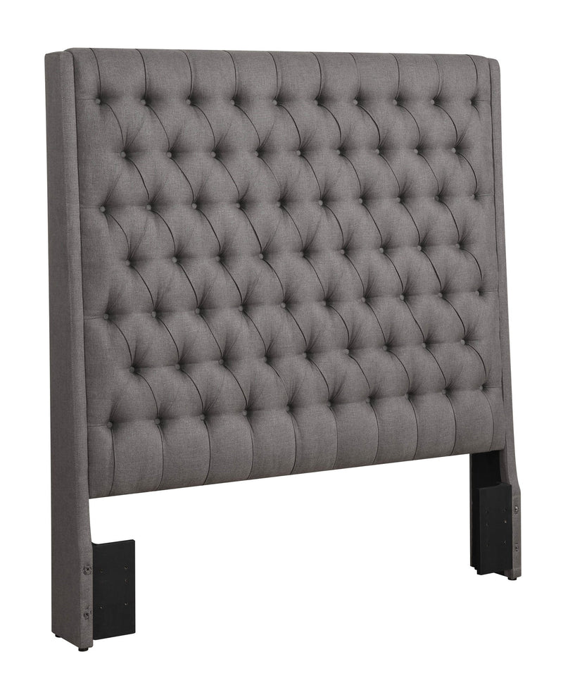 Camille Upholstered Headboard In Grey